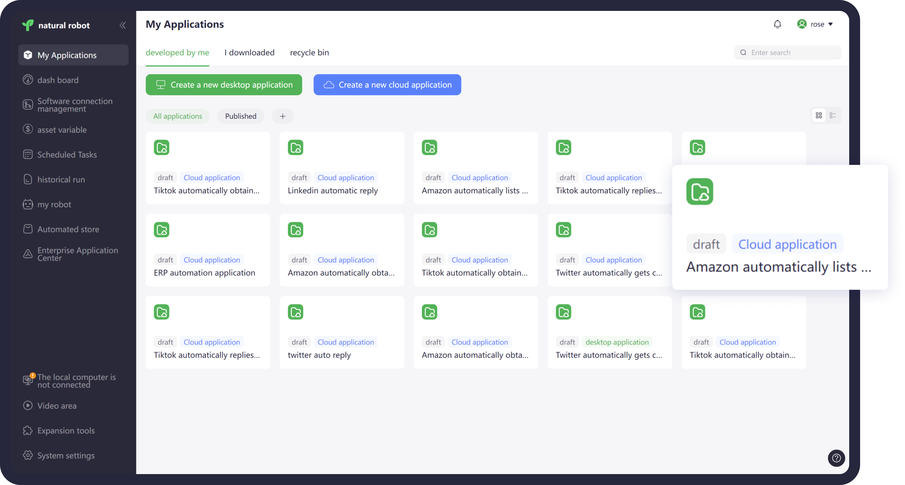 Centralized Automation Application Management